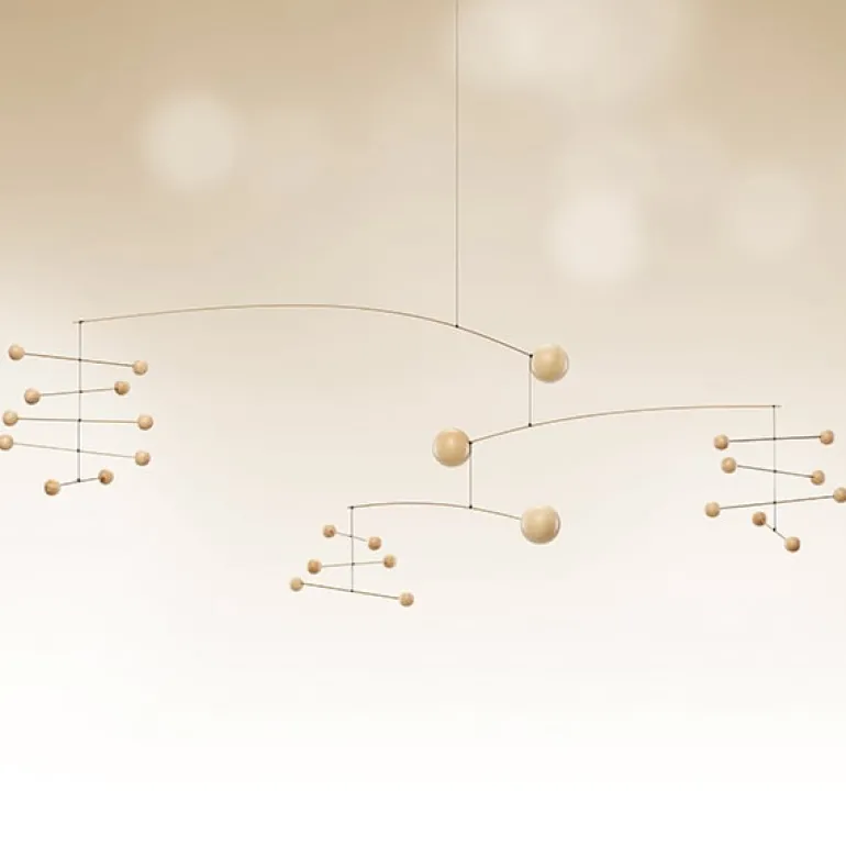 Flensted Mobiles Symphony mobile, 85 cm, natural