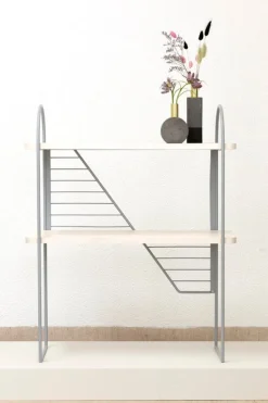 Fólk Reykjavík Urban Nomad console table M, grey - white