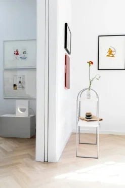 Fólk Reykjavík Urban Nomad console table M, grey - white