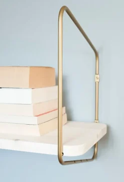 Fólk Reykjavík Urban Nomad shelf M, white - gold