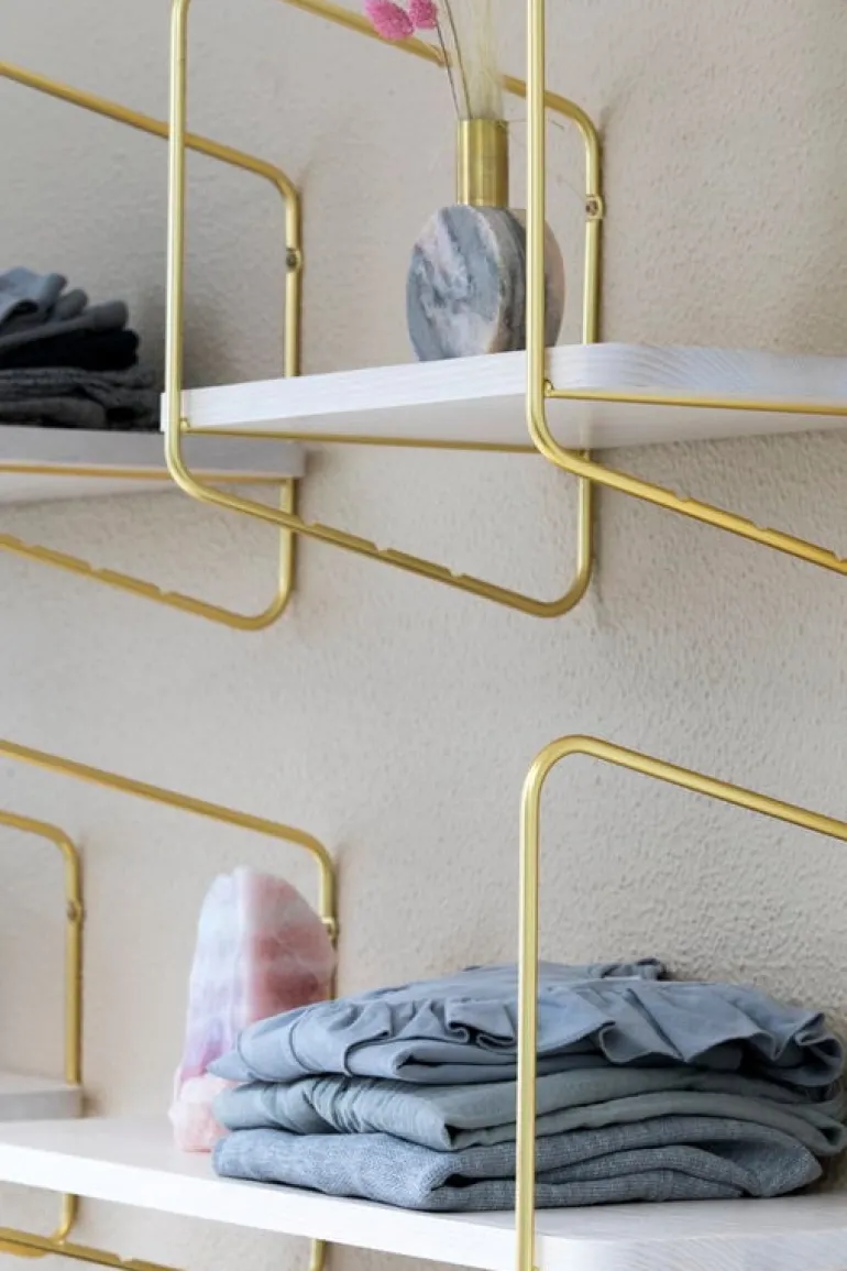 Fólk Reykjavík Urban Nomad shelf S, white - gold