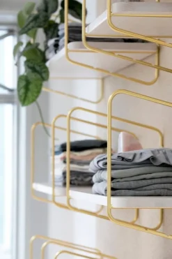 Fólk Reykjavík Urban Nomad shelf S, white - gold