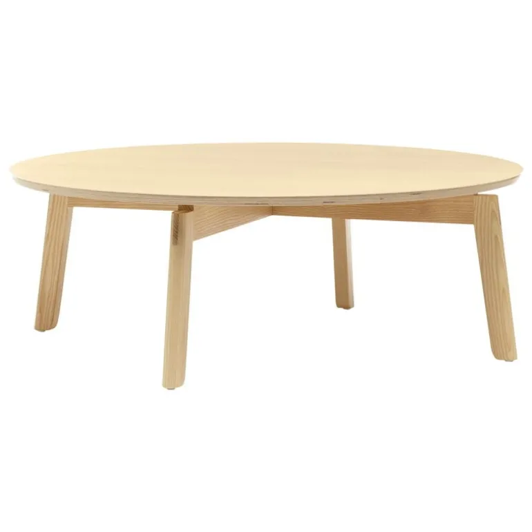 Fogia Area coffee table, low, lacquared oak