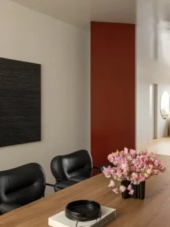 Fogia Bollo chair, black leather - black