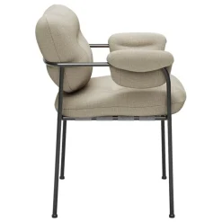 Fogia Bollo chair, Lido 16 beige  - black