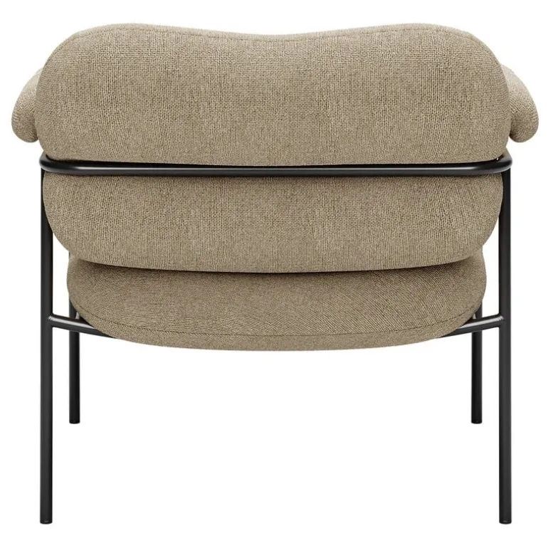 Fogia Bollo lounge chair, Main Line Flax 20 - black