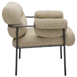 Fogia Bollo lounge chair, Main Line Flax 20 - black