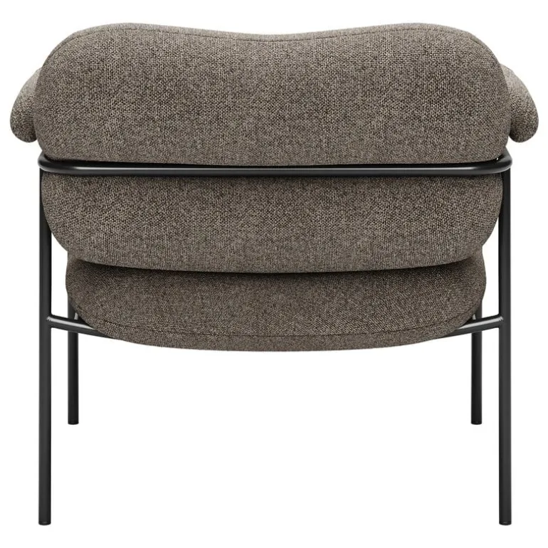 Fogia Bollo lounge chair, Main Line Flax 26 - black