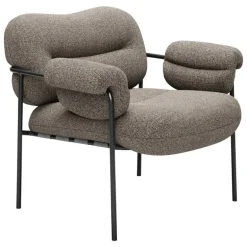 Fogia Bollo lounge chair, Main Line Flax 26 - black