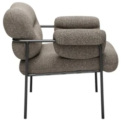 Fogia Bollo lounge chair, Main Line Flax 26 - black