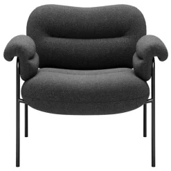 Fogia Bollo lounge chair,  Main Line Flax 28 - black