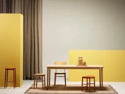 Fogia Figurine stool,  lacquered oak