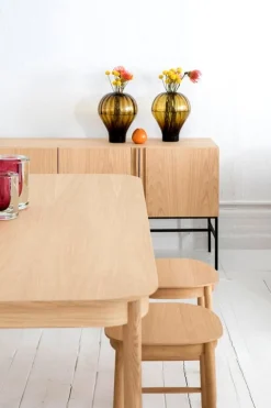 Fogia Figurine stool,  lacquered oak