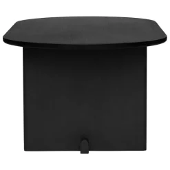 Fogia Koku coffee table, oval, black oak