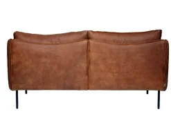 Fogia Tiki 2-seater sofa, black steel - vintage rangers leather