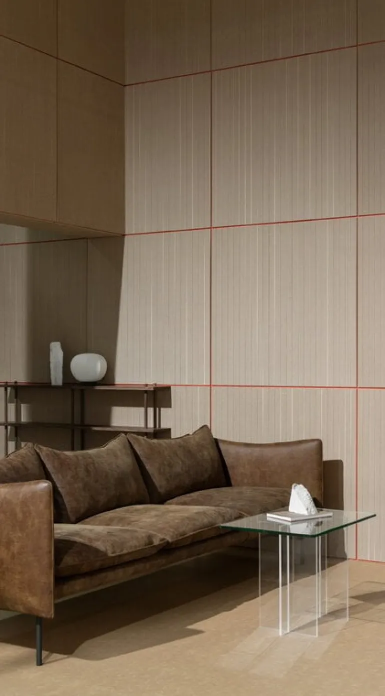 Fogia Tiki 3-seater sofa, black steel - vintage rangers leather