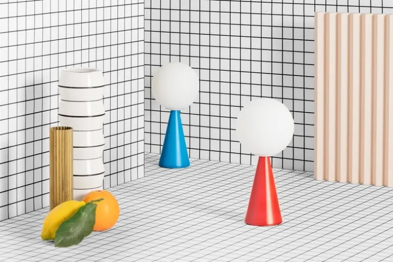 FontanaArte Bilia Mini table lamp, blue