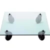FontanaArte Tavolo con Ruote coffee table, 100 x 100 x 25 cm