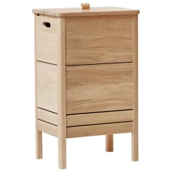 Form & Refine A Line laundry box, white oak