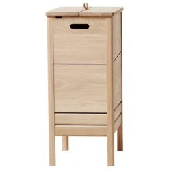 Form & Refine A Line laundry box, white oak