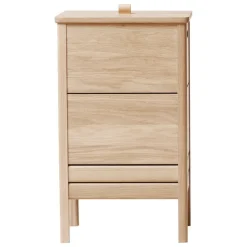 Form & Refine A Line laundry box, white oak