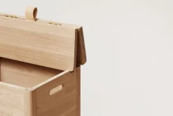 Form & Refine A Line laundry box, white oak