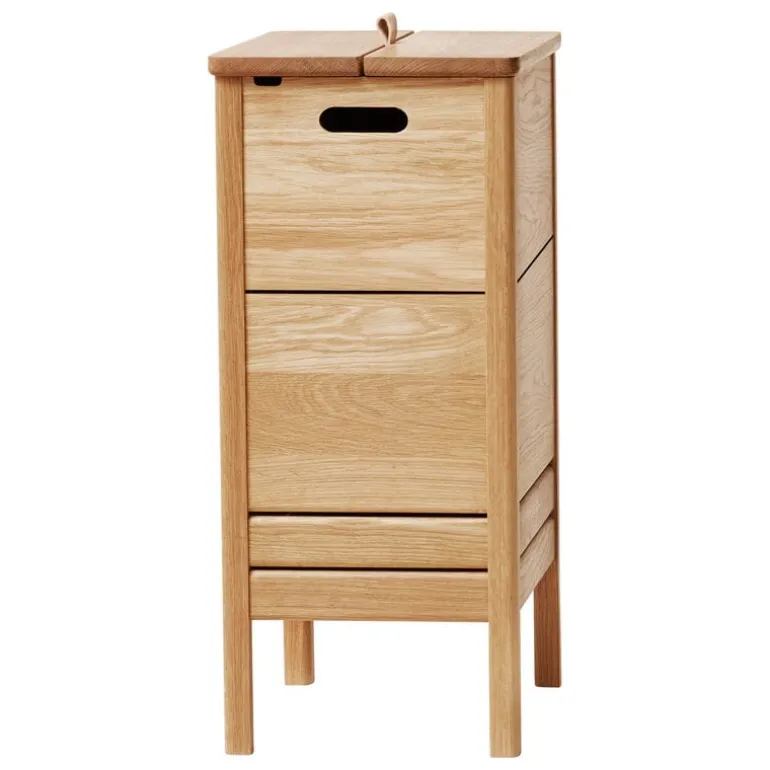 Form & Refine A Line laundry box, oak