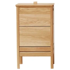 Form & Refine A Line laundry box, oak