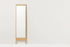 Form & Refine A Line mirror, oak