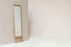 Form & Refine A Line mirror, white oak