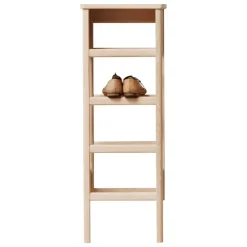 Form & Refine A Line shoe rack, 35 cm, white oak