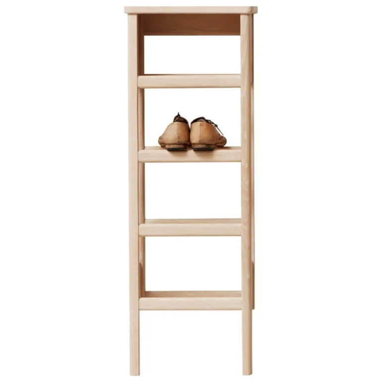 Form & Refine A Line shoe rack, 35 cm, white oak