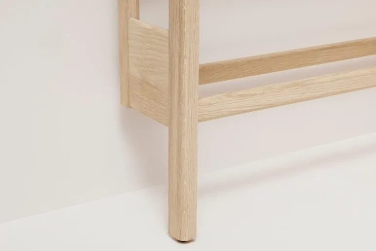 Form & Refine A Line shoe rack, 72 cm, white oak