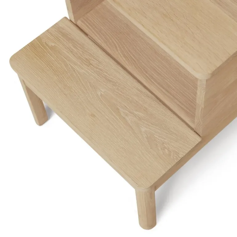 Form & Refine A Line step ladder, white oak