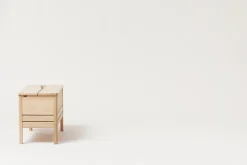Form & Refine A Line storage bench, 68 cm, white oak