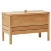 Form & Refine A Line storage bench, 68 cm, oak