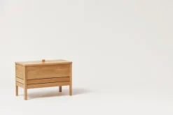 Form & Refine A Line storage bench, 68 cm, oak