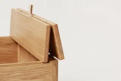 Form & Refine A Line storage bench, 68 cm, oak