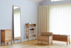 Form & Refine A Line storage bench, 68 cm, oak