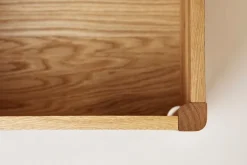 Form & Refine A Line storage bench, 111 cm, oak