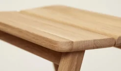Form & Refine Angle foldable stool, white oiled oak