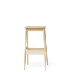 Form & Refine Angle standard bar stool, 75 cm, beech