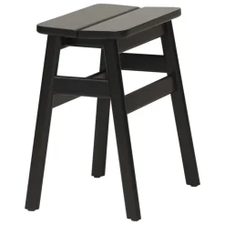 Form & Refine Angle stool, 45 cm, black stained beech