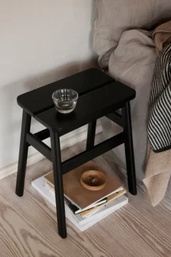 Form & Refine Angle stool, 45 cm, black stained beech