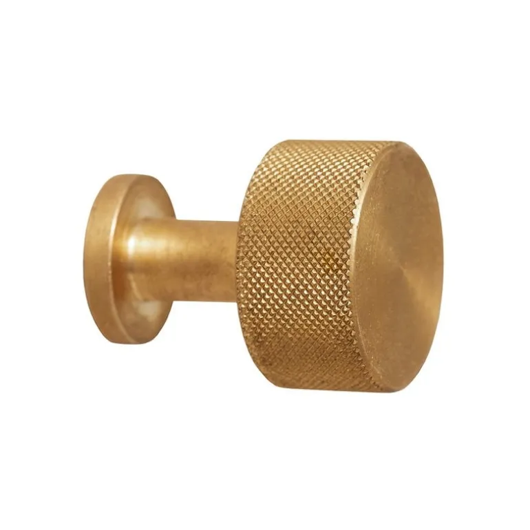 Form & Refine Angle wall hook, brass, large