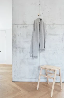 Form & Refine Angle wall hook, brass, large