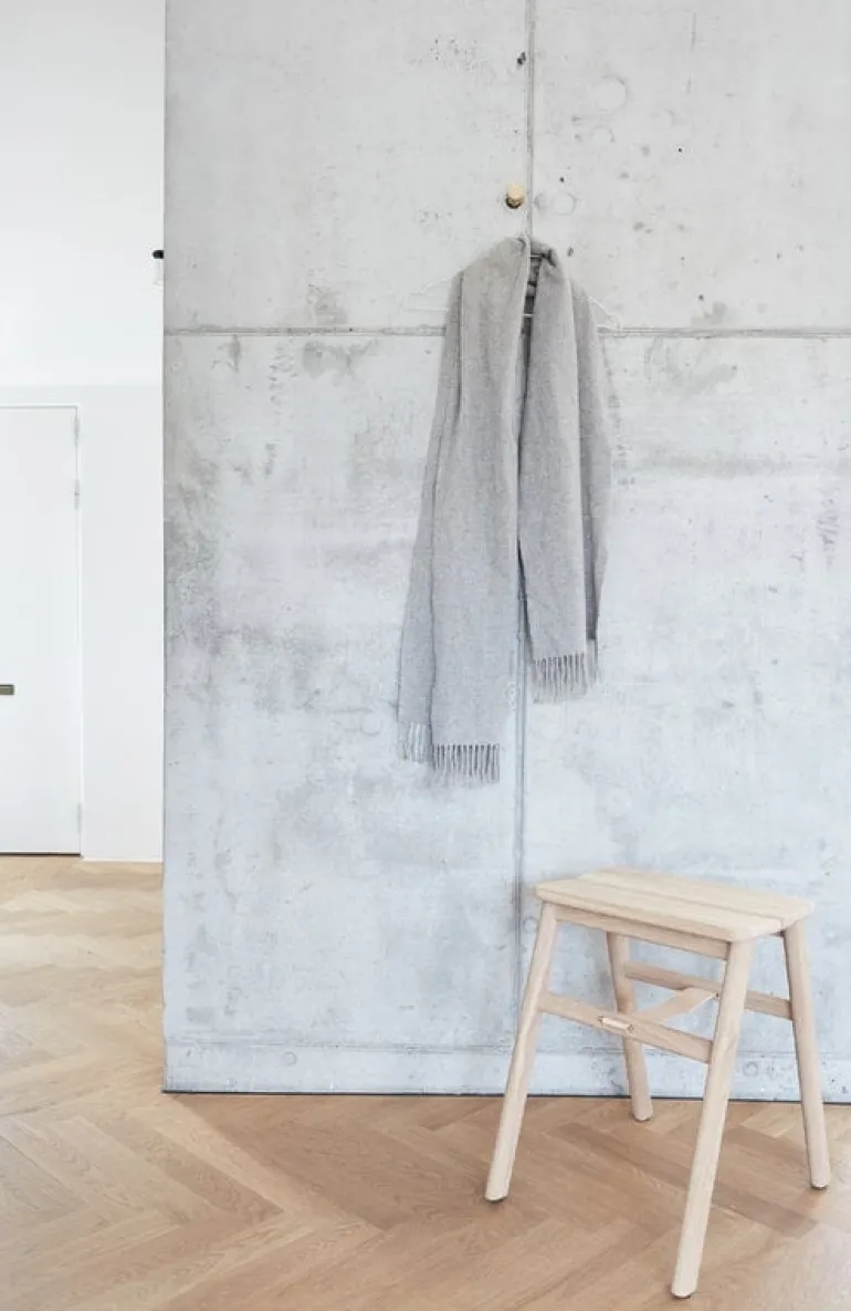 Form & Refine Angle wall hook, brass, large