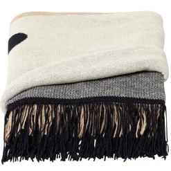 Form & Refine Aymara plaid, 190 x 130 cm, pattern Cream