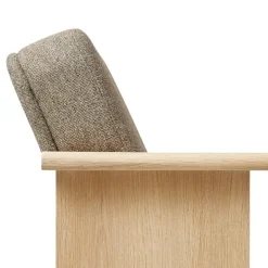 Form & Refine Block lounge chair, white oiled oak - Hallingdal 65 0227