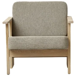 Form & Refine Block lounge chair, white oiled oak - Hallingdal 65 0227